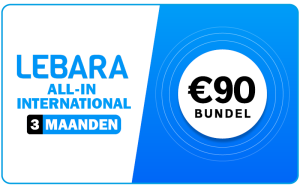 Lebara All-in International €90 (3 maanden)