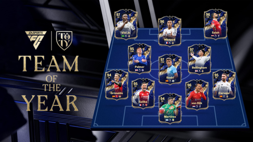 Dit zijn de beste spelers uit Team of the Year in EA FC 25