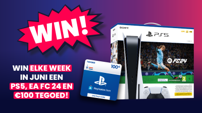 Maak in juni elke week kans op een PS5 - KaartDirect geeft er 4 weg!