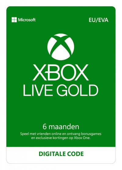 Xbox Live Gold 6 maanden