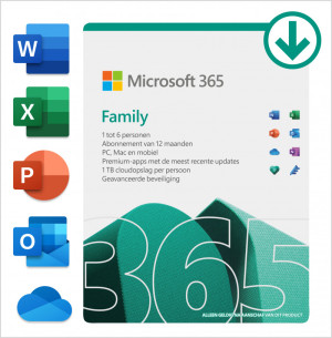 Microsoft 365 Family - 1 jaar