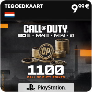 1100 CoD points (tegoed)