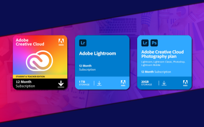 Tijdelijke aanbieding op Adobe lidmaatschappen