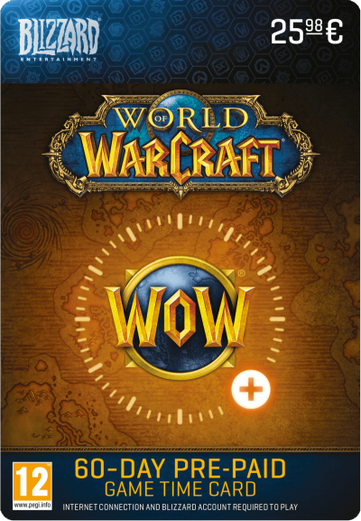 World of Warcraft 60 dagen tegoed