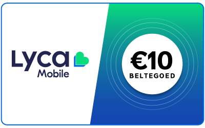 Lycamobile €10 = €20
