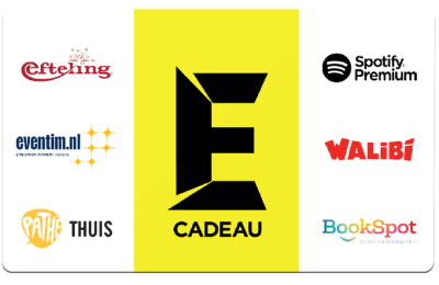 De EntertainmentCadeau kaart - voor iedereen wat wils
