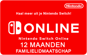 Nintendo Switch Online Familielidmaatschap - 12 maanden