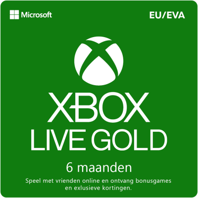Vuil Kolibrie Knipperen Xbox Live Gold 6 maanden abonnement code kopen? | KaartDirect.nl