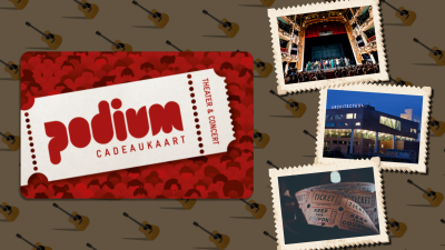Met de Podium Cadeaukaart geef je een cultureel cadeau