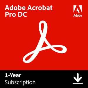 Adobe Acrobat Pro DC | 1 jaar | 1 Gebruiker | PC/MAC