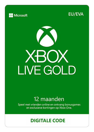 Xbox Live Gold 12 maanden