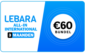 Lebara All-in International €60 (3 maanden)