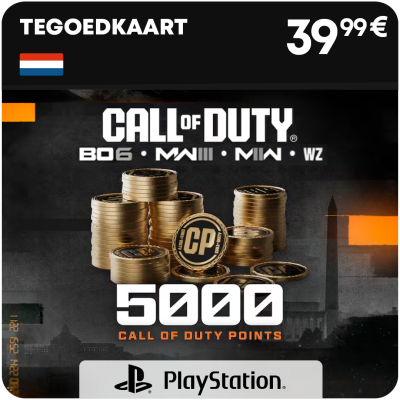 5000 CoD points (tegoed)