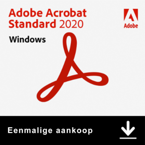 Adobe Acrobat 2020 Standard | Windows | Eenmalige aankoop