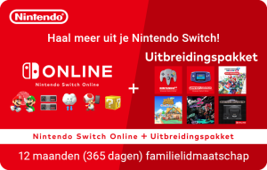 Nintendo Switch Online + Uitbreidingspakket (familielidmaatschap)
